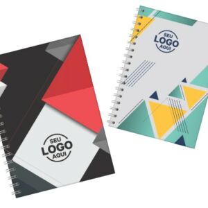 Caderno A5 capa dura personalizável