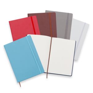 Moleskine Couro sintético- folhas em branco - Tamanho 21x14cm